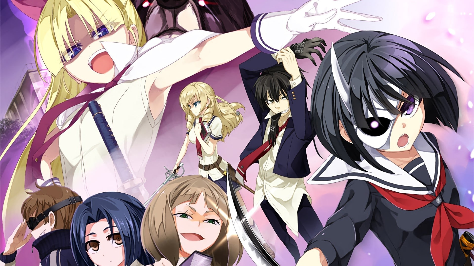 Mais cinco garotas espadachins integram o elenco de Busou Shoujo