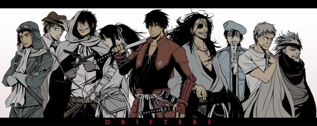 Drifters-Sem duvida um dos melhores animes dessa temporada