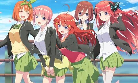 Anime gotoubun no hanayome dublado 